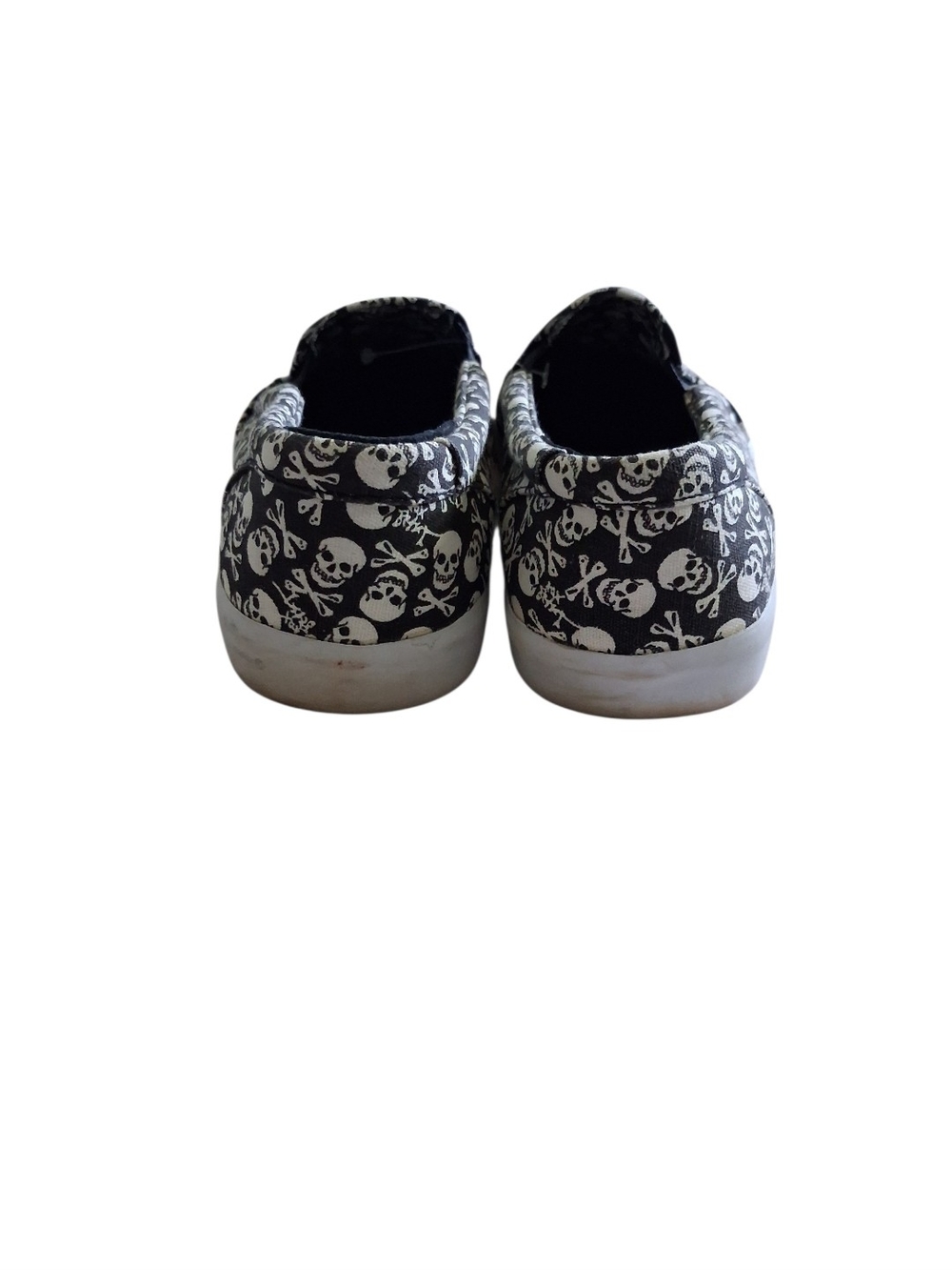 Skull Print Slip-On Sneakers - Betsy Johnson - Picture 4 of 5